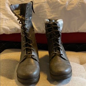 Justfab combat boots
